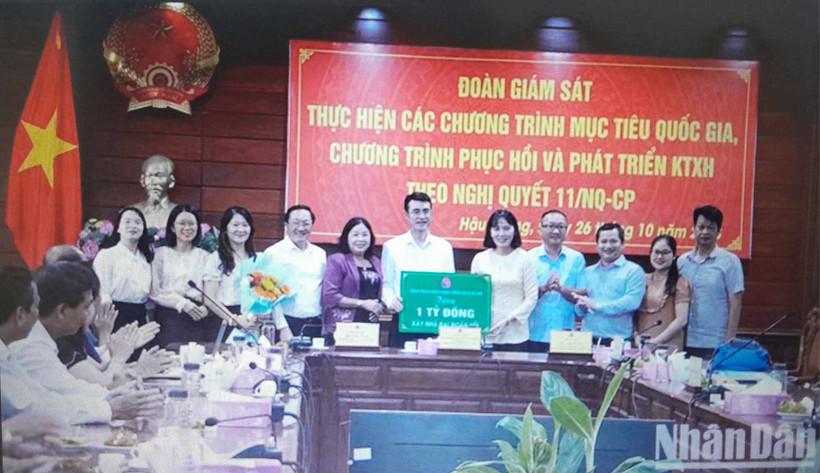 Hậu Giang đẩy nhanh tiến độ giải ngân vốn các Chương trình mục tiêu Quốc gia