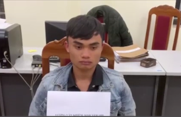 Đối tượng Lường Văn Khiêm. Ảnh: antv.gov.vn