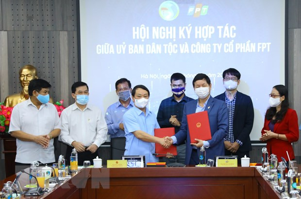 Ủy ban Dân tộc ký thỏa thuận phối hợp thực hiện chuyển đổi số góp phần hỗ trợ đồng bào dân tộc