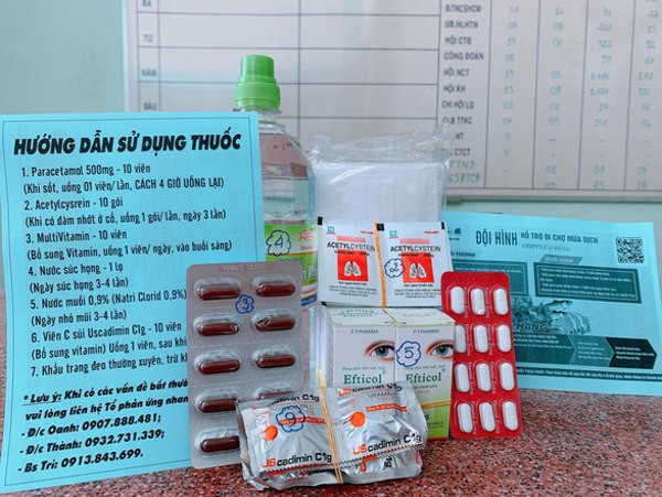 Nhiều loại thuốc được sử dụng điều trị người nhiễm COVID-19 tại nhà