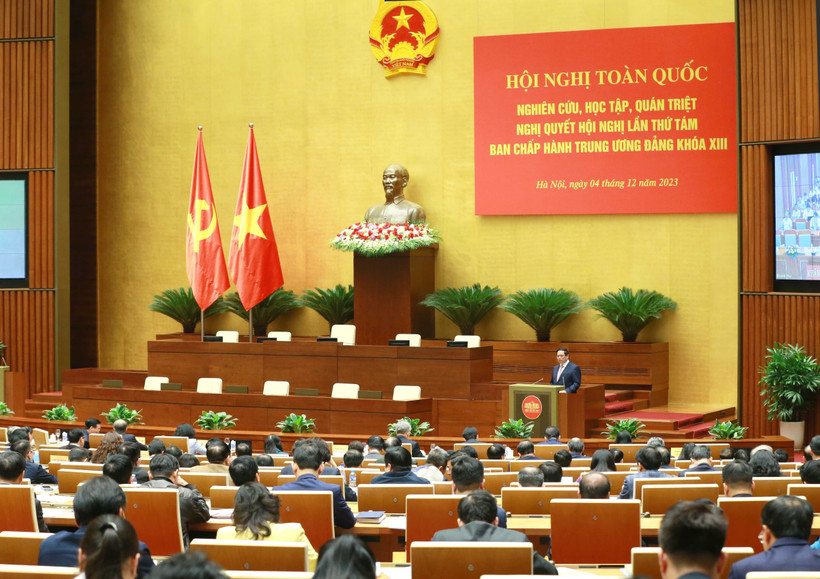 Hội nghị toàn quốc nghiên cứu, quán triệt Nghị quyết Hội nghị Trung ương 8: Hướng tới chính sách xã hội toàn dân, toàn diện, bao trùm và bền vững