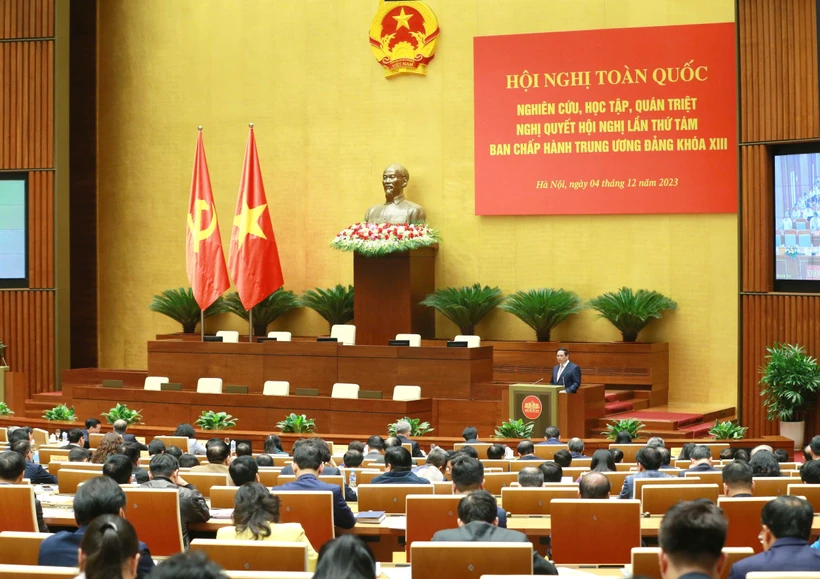 Hội nghị toàn quốc nghiên cứu, quán triệt Nghị quyết Hội nghị Trung ương 8: Hướng tới chính sách xã hội toàn dân, toàn diện, bao trùm và bền vững