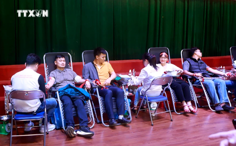 Chương trình hiến máu ngày “Chủ nhật Đỏ” ở Vĩnh Phúc