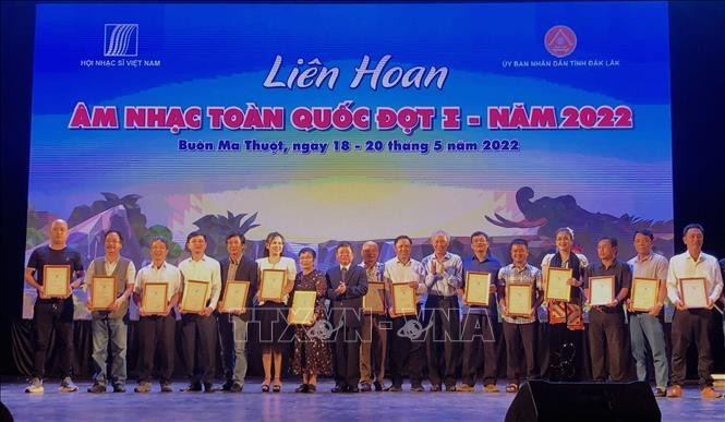 Bế mạc Liên hoan Âm nhạc toàn quốc đợt 1 năm 2022