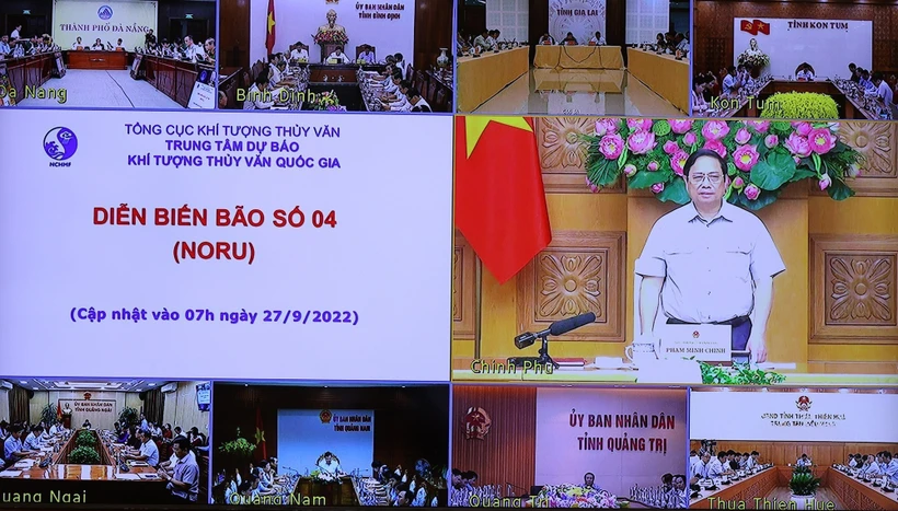 Thủ tướng Phạm Minh Chính chủ trì họp khẩn về phòng, chống bão số 4
