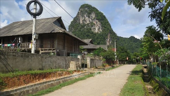 Than Uyên nỗ lực trở thành huyện đạt chuẩn Nông thôn mới vào năm 2025. Ảnh: Nguyễn Oanh-TTXVN