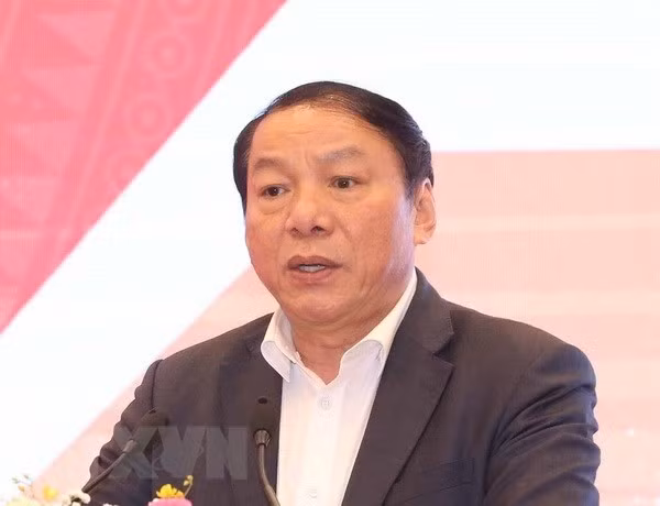 Bộ trưởng Bộ Văn hóa, Thể thao và Du lịch Nguyễn Văn Hùng làm Chủ tịch Hội đồng cấp Nhà nước xét tặng Giải thưởng Hồ Chí Minh, Giải thưởng Nhà nước về văn học, nghệ thuật. Ảnh: TTXVN