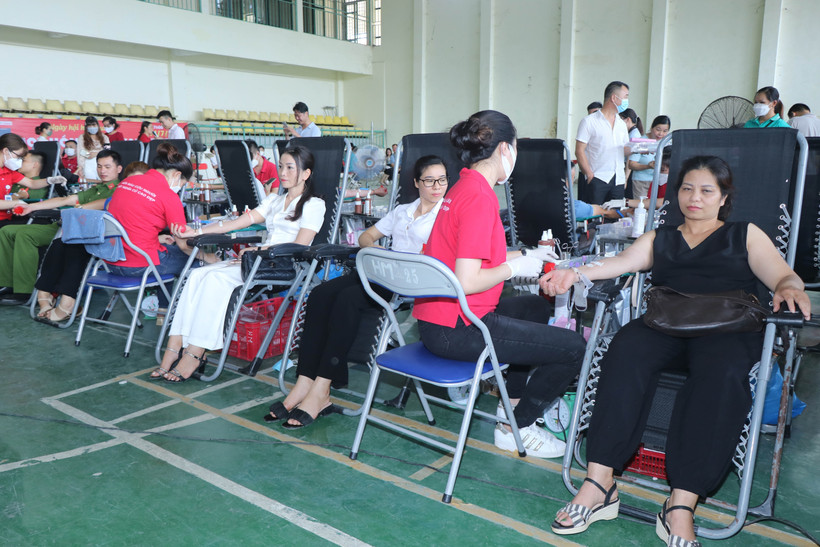 Ngày hội hiến máu “Giọt hồng Bắc Kạn” thu được trên 750 đơn vị máu