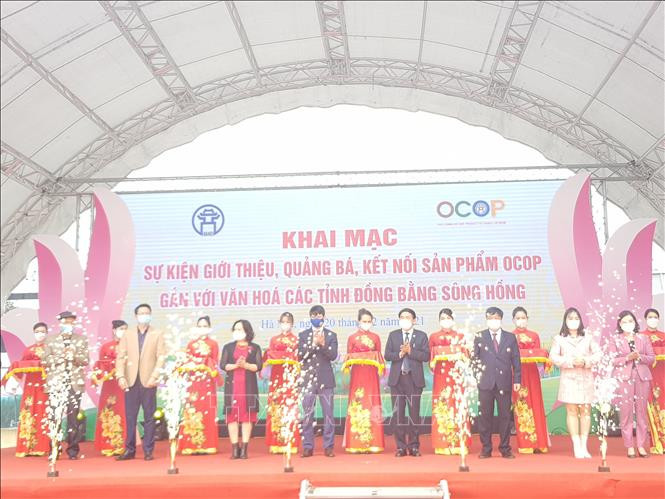 Đưa sản phẩm OCOP gắn với văn hóa các tỉnh đồng bằng sông Hồng đến với người dân Thủ đô