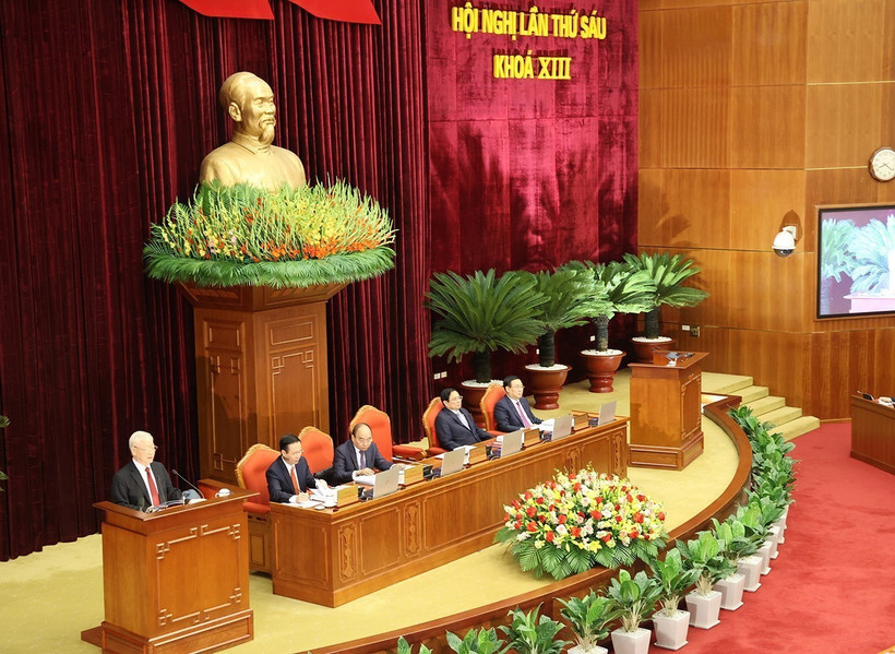 Ngày làm việc thứ sáu Hội nghị Trung ương 6 khóa XIII
