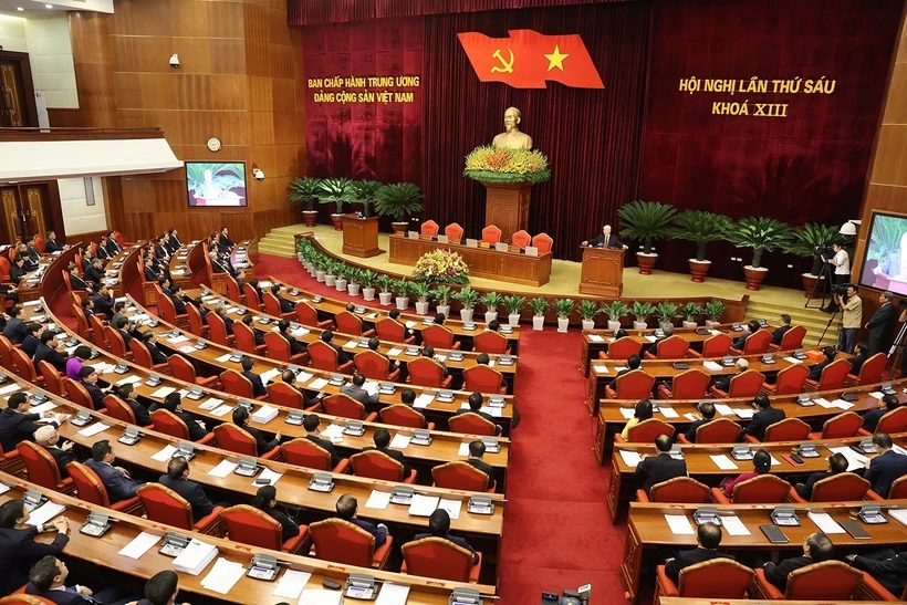 Toàn cảnh phiên bế mạc Hội nghị. Ảnh: Trí Dũng - TTXVN