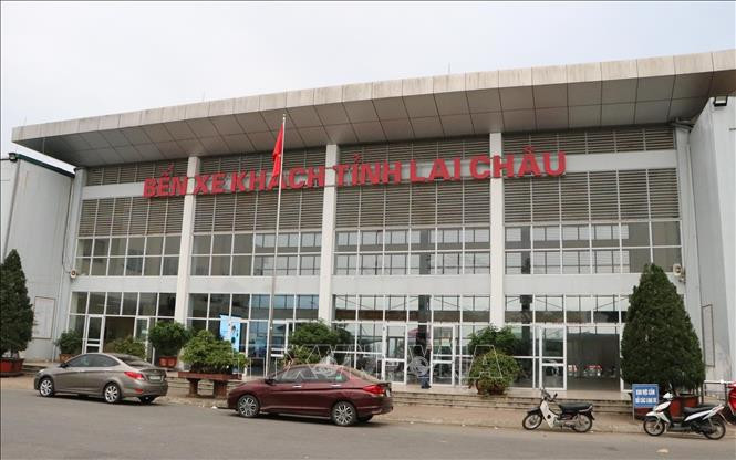 Bến xe khách Lai Châu. Ảnh: Quý Trung-TTXVN