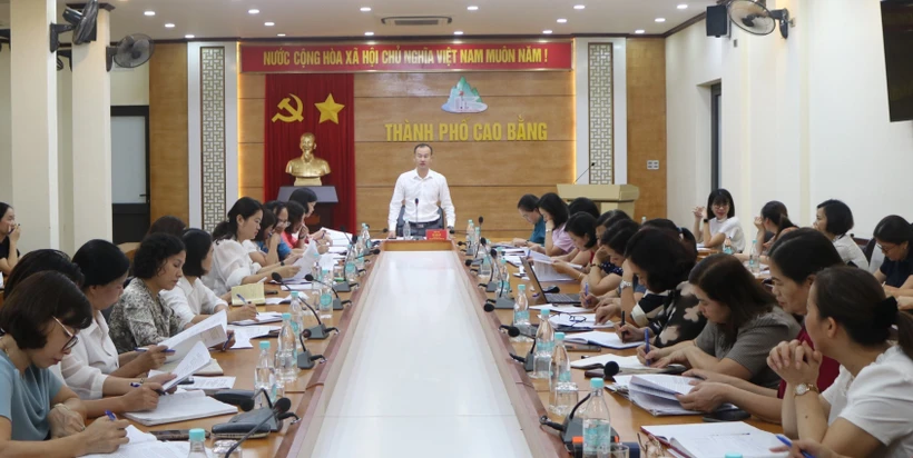 Cao Bằng tiếp tục thực hiện mô hình học bán trú từ ngày 9/10