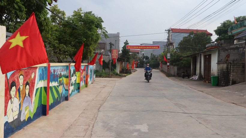 Diện mạo nông thôn mới tại xã Thanh Hải, huyện Lục Ngạn, tỉnh Bắc Giang. Ảnh: bacgiang.gov.vn