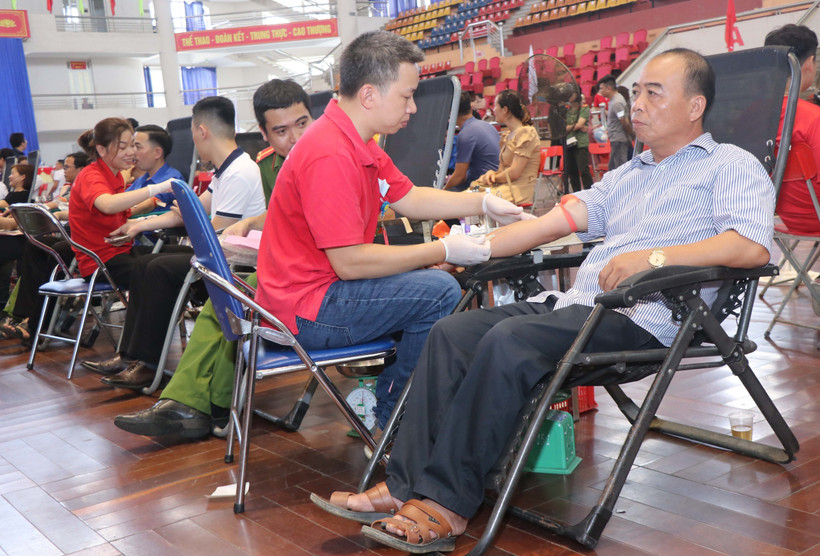 Thu được hơn 1.000 đơn vị máu trong ngày phát động "Giọt hồng - Bắc Kạn 2023"
