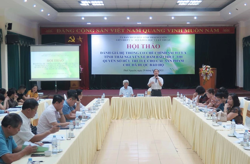 Đảm bảo thực thi quyền sở hữu trí tuệ đối với sản phẩm chè Thái Nguyên