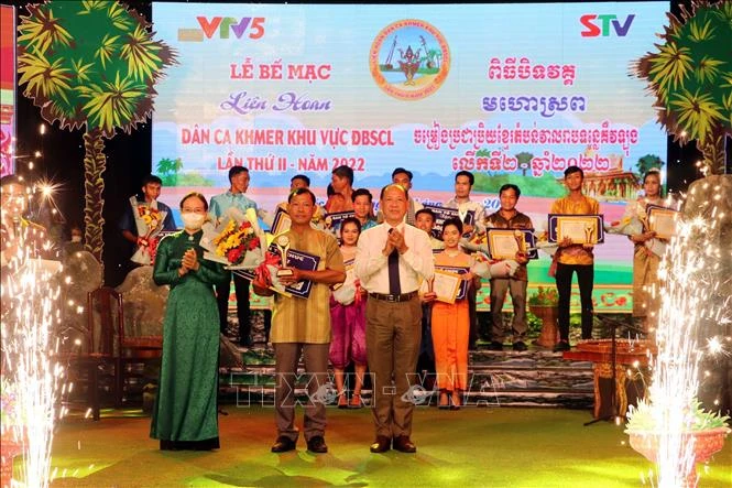 Bế mạc Liên hoan Dân ca Khmer khu vực Đồng bằng sông Cửu Long