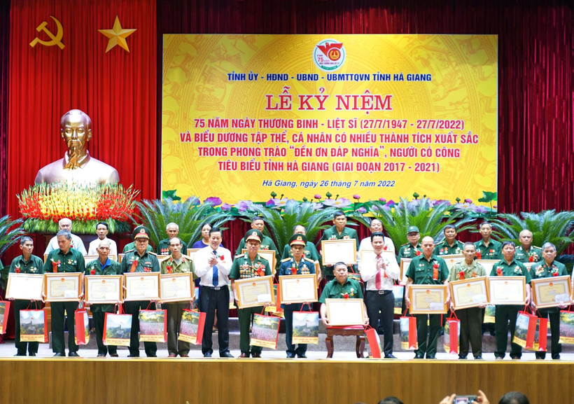 75 năm Ngày Thương binh - Liệt sỹ: Hà Giang thực hiện tốt chính sách thương binh, liệt sỹ và người có công