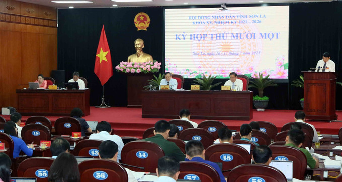 Quang cảnh kỳ họp. Ảnh: Quang Quyết/TTXVN son-la2-1707.jpg