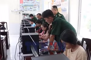 Lớp học chuyển đổi số đặc biệt nơi biên cương
