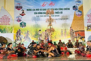 Trải nghiệm Lễ hội mừng lúa mới và giao lưu văn hóa cồng chiêng