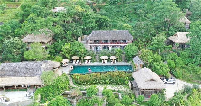 Một cơ sở kinh doanh dịch vụ du lịch tại huyện miền núi Bá Thước, tỉnh Thanh Hóa bị ảnh hưởng bởi dịch COVID-19. Ảnh: Nguyễn Nam-TTXVN 