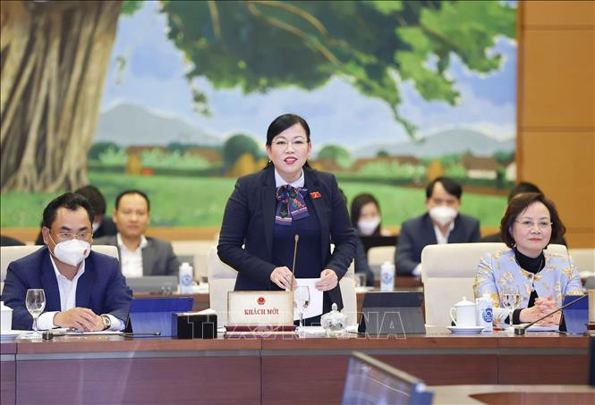 Đồng chí Nguyễn Thanh Hải, Ủy viên Trung ương Đảng, Bí thư Tỉnh ủy Thái Nguyên phát biểu. Ảnh: Doãn Tấn - TTXVN