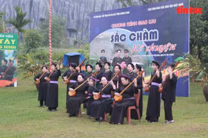 Giao lưu văn hóa ‘Sắc chàm kể chuyện’ lan tỏa giá trị nghệ thuật hát Then, đàn Tính