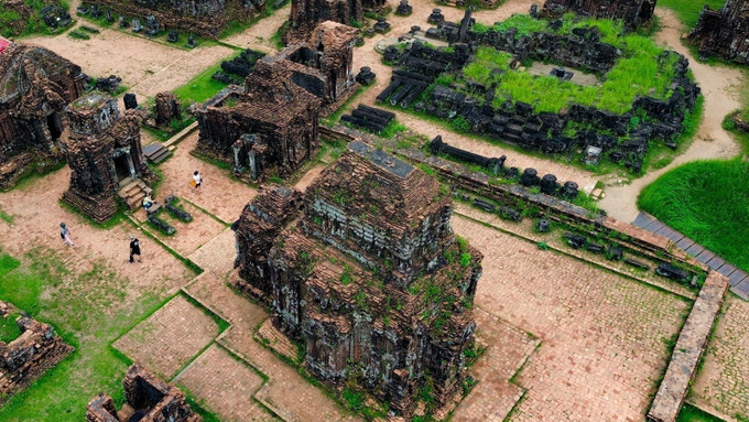 Mỹ Sơn là điểm đến không thể thiếu trong hành trình khám phá văn hóa, lịch sử Việt Nam của du khách. Ảnh: Thanh Tùng/TTXVN my-son-4.jpg