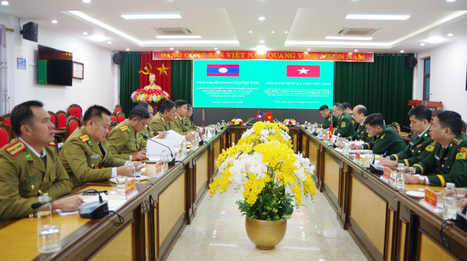 Quang cảnh Hội đàm. Ảnh: TTXVN phát lao-1.jpg