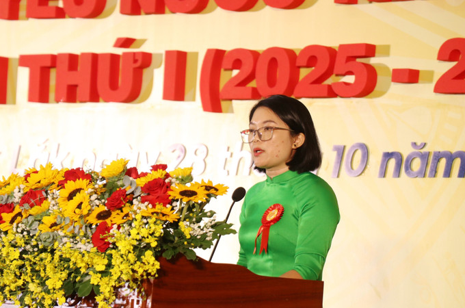 Đại biểu tham luận tại Đại hội. Đại biểu tham luận tại Đại hội.