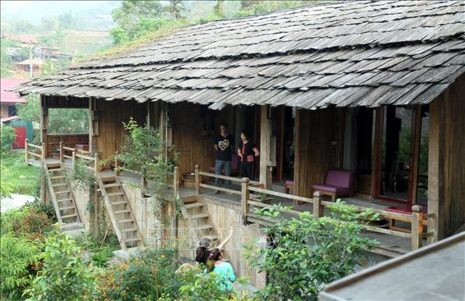 Xã Tả Van phát triển mạnh loại hình du lịch cộng đồng sinh thái homestay. Ảnh: Quốc Khánh/TTXVN lao-cai-2.jpg