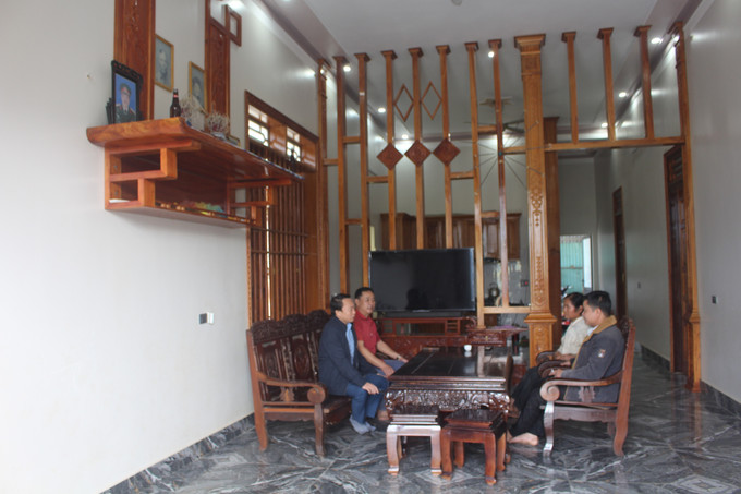 Thôn Trung Thủy, xã Quý Lượng hiện có 12 lao động đi làm việc ở nước ngoài, mở ra hướng thoát nghèo bền vững cho nhiều hộ dân. Ảnh Nguyễn Nam/TTXVN