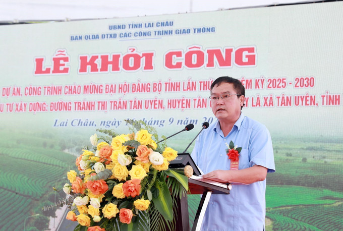 Phó Chủ tịch UBND tỉnh Lai Châu Giàng A Tính phát biểu chỉ đạo. Ảnh: Quý Trung/TTXVN Phó Chủ tịch UBND tỉnh Lai Châu Giàng A Tính phát biểu chỉ đạo. Ảnh: Quý Trung/TTXVN