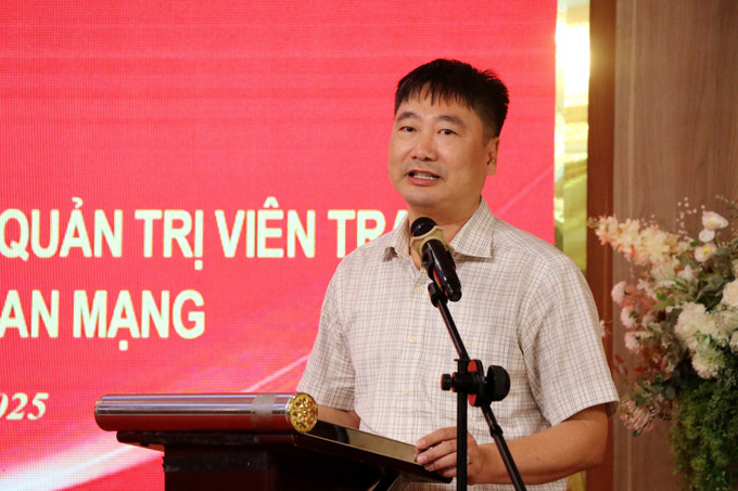Đại tá Ma Quang Trung, Phó Giám đốc Công an tỉnh Tuyên Quang phát biểu tại Tọa đàm. Đại tá Ma Quang Trung, Phó Giám đốc Công an tỉnh Tuyên Quang phát biểu tại Tọa đàm.