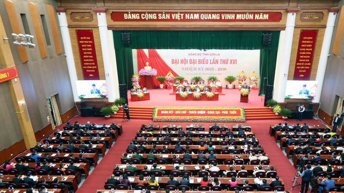 Quang cảnh Đại hội. Ảnh: Quang Quyết/TTXVN son-la-290925.jpg