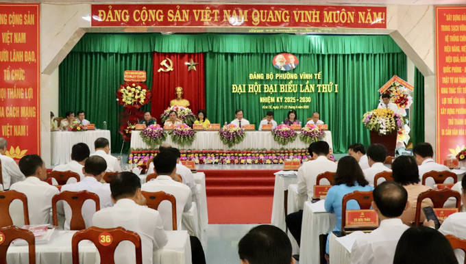 Quang cảnh Đại hội. Ảnh: Thanh Sang/TTXVN vinh-te2-220825.jpg
