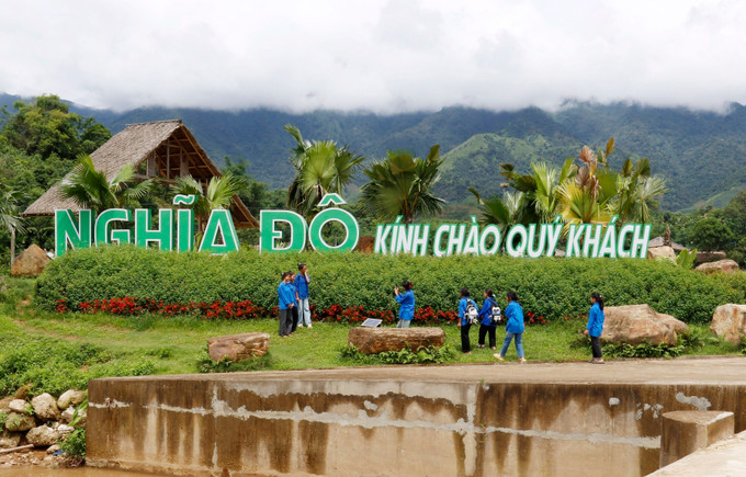 Khu du dịch Nghĩa Đô được quy hoạch nhưng không mất đi vẻ đẹp truyền thống. Ảnh: Quốc Khánh/TTXVN nghia-do-170725.jpg