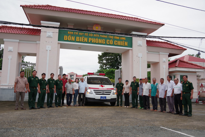 Ra mắt xe cứu thương 0 đồng tại đồn Biên phòng Cổ Chiên, xã Thạnh Phong, tỉnh Vĩnh Long. vinh-long3-261026.jpg