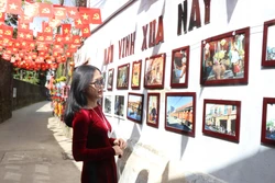 Phố cổ Bao Vinh 'thức giấc' trong sắc Tết