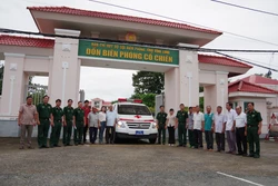 Ra mắt mô hình 'Xe cứu thương 0 đồng Biên phòng'