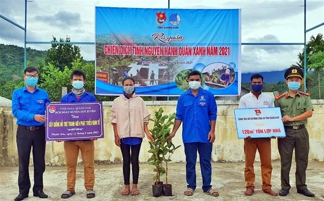 Quảng Nam ra quân Chiến dịch tình nguyện “Hành quân xanh” năm 2021
