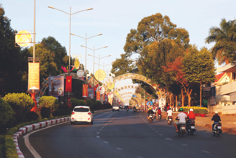 Bộ mặt thành phố Buôn Ma Thuột (Đắk Lắk) khang trang sau 45 năm giải phóng. Ảnh: Tuấn Anh - DTMN