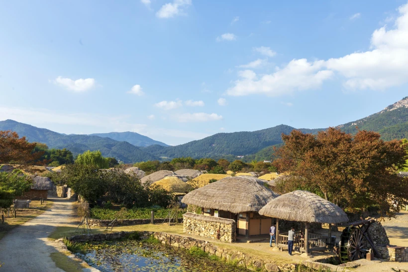 Làng dân gian Naganeupseong. Ảnh: Anh Nguyên