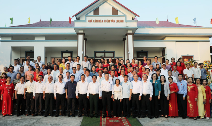 Phó Chủ tịch Thường trực Quốc hội Trần Thanh Mẫn dự Ngày hội Đại đoàn kết toàn dân tộc tại Bắc Giang