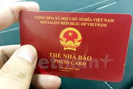 Công bố mẫu thẻ nhà báo kỳ hạn 2021-2025