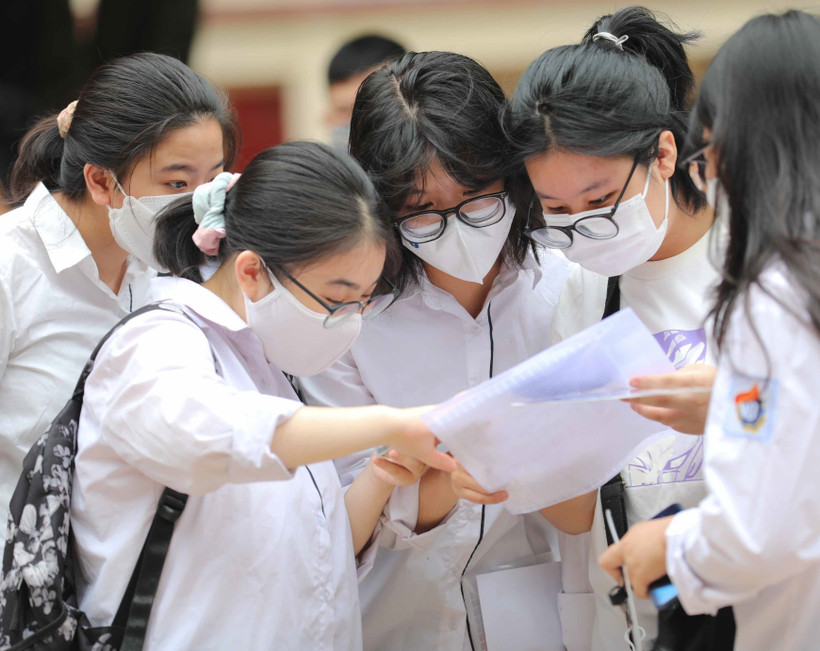 Kỳ thi tốt nghiệp THPT năm 2022. Ảnh: Thanh Tùng - TTXVN