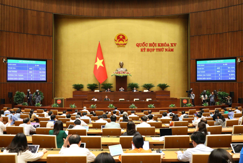 Quốc hội thông qua Luật Bảo vệ quyền lợi người tiêu dùng (sửa đổi). Ảnh: An Đăng - TTXVN