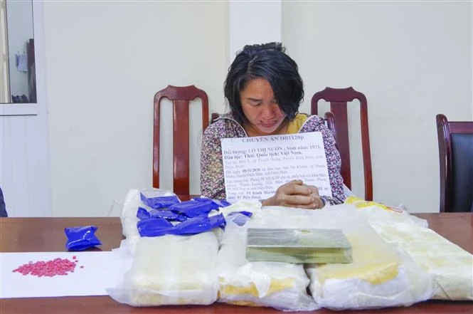 Điện Biên bắt một đối tượng nữ, thu giữ số lượng lớn ma túy