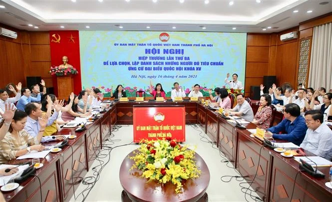  Hà Nội thống nhất cao danh sách chính thức 36 người đủ tiêu chuẩn ứng cử đại biểu Quốc hội